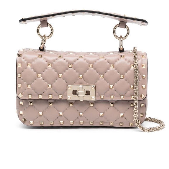 VALENTINO GARAVANI SMALL ROCKSTUD SPIKE SHOULDER BAG - Picture 1 of 4